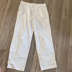 Cream cargo pants